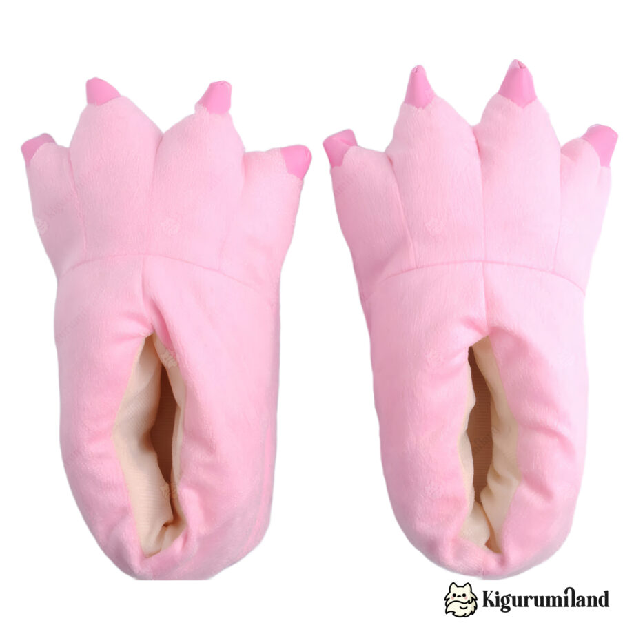 chaussons kigurumi rose pale