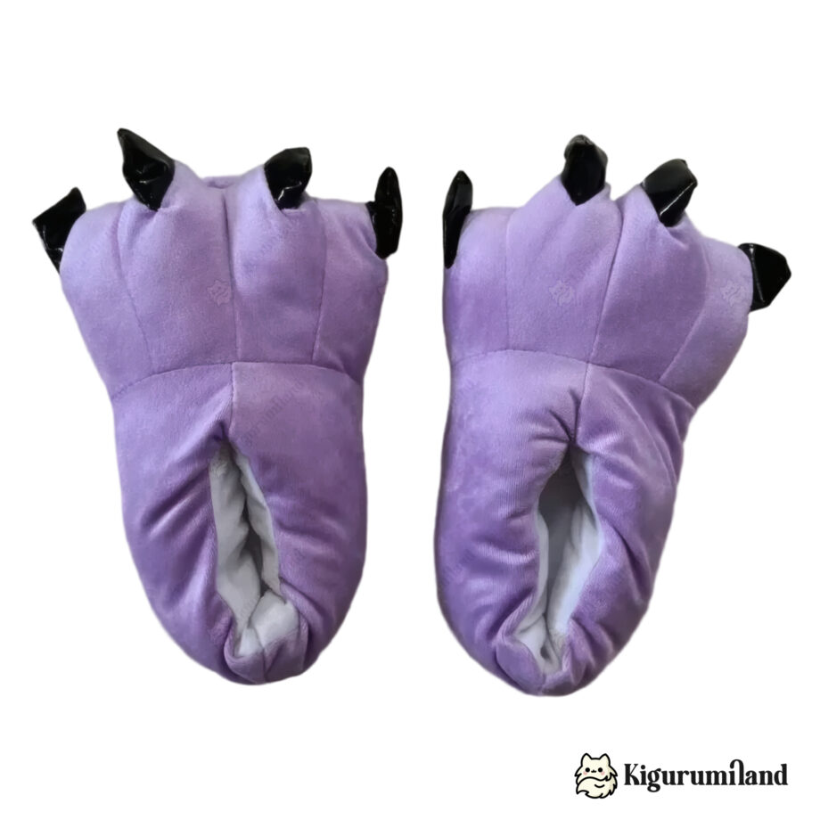 chaussons kigurumi violet