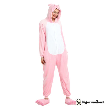 kigurumi cochon trois quarts