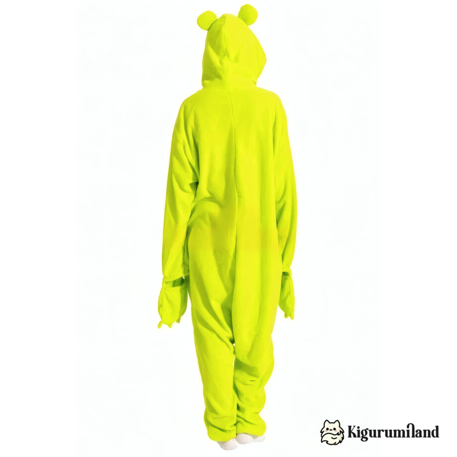 kigurumi grenouille femme dos