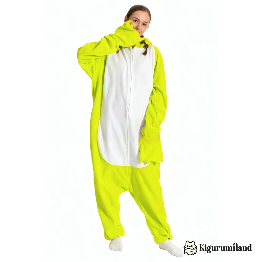 kigurumi grenouille femme face sans capuche