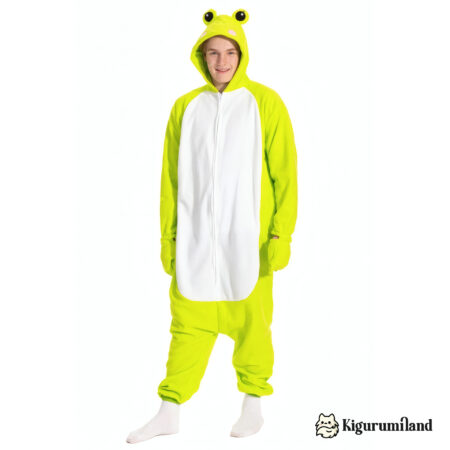 kigurumi grenouille homme face