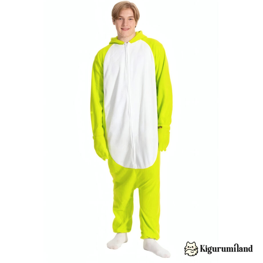 kigurumi grenouille homme face sans capuche