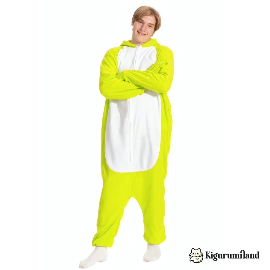 kigurumi grenouille homme face sans capuche casual