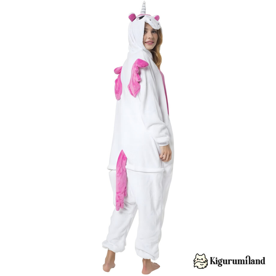 kigurumi licorne rose dos
