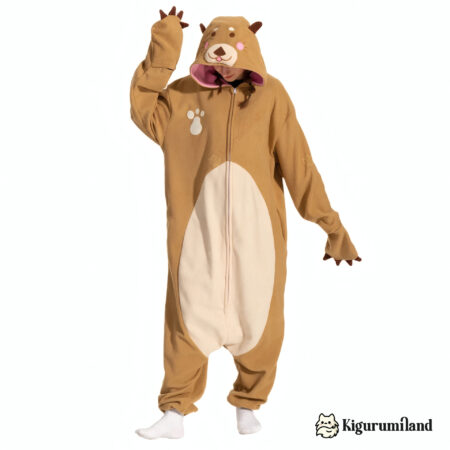 kigurumi loutre femme face