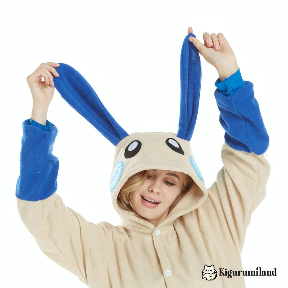 kigurumi pokemon negapi detail capuche