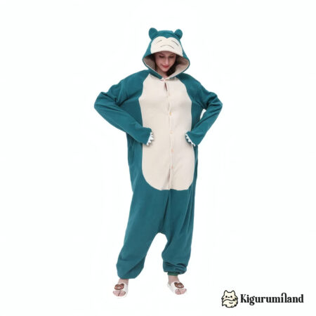 kigurumi pokemon ronflex relax face action