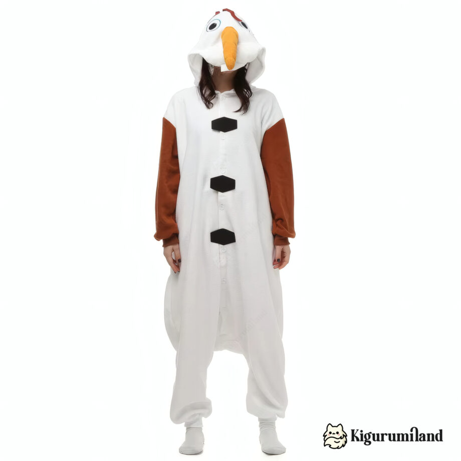 kigurumi reine des neiges olaf face