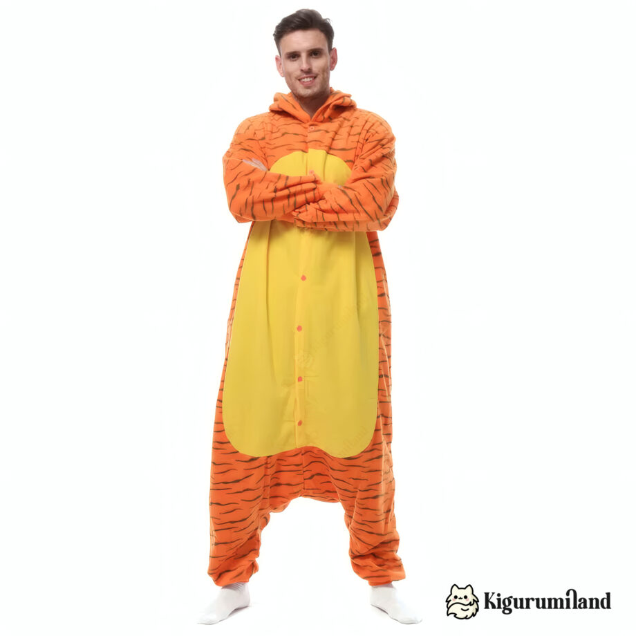 kigurumi tigrou face sans capuche